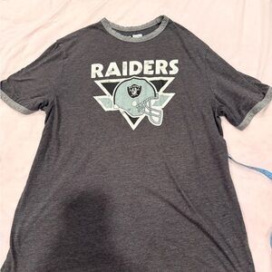 NFL LV Raiders Team Apparel Gray Shirt